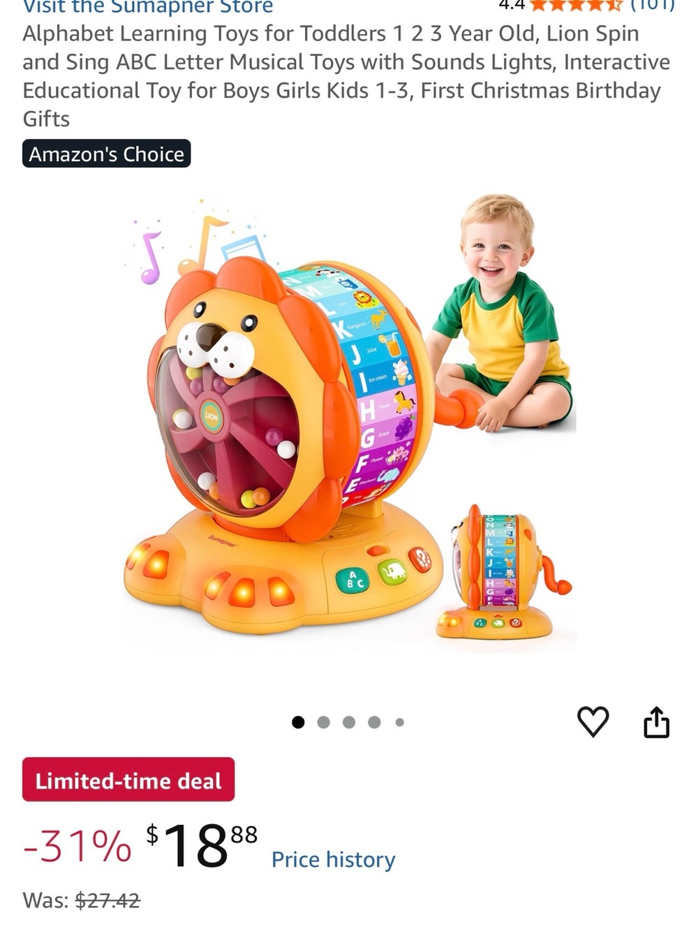 Alphabet Learning Toy - Picture 2 of 2